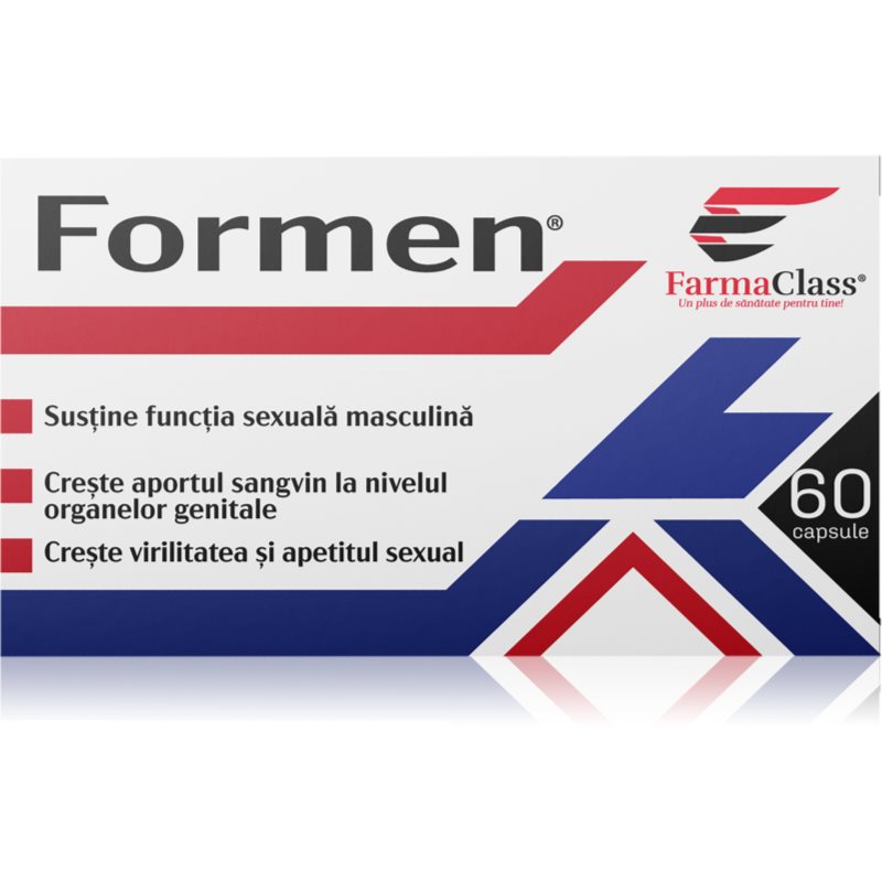 FarmaClass Industry Formen capsule pentru sănătatea prostatei și stimularea potenței 60 caps.