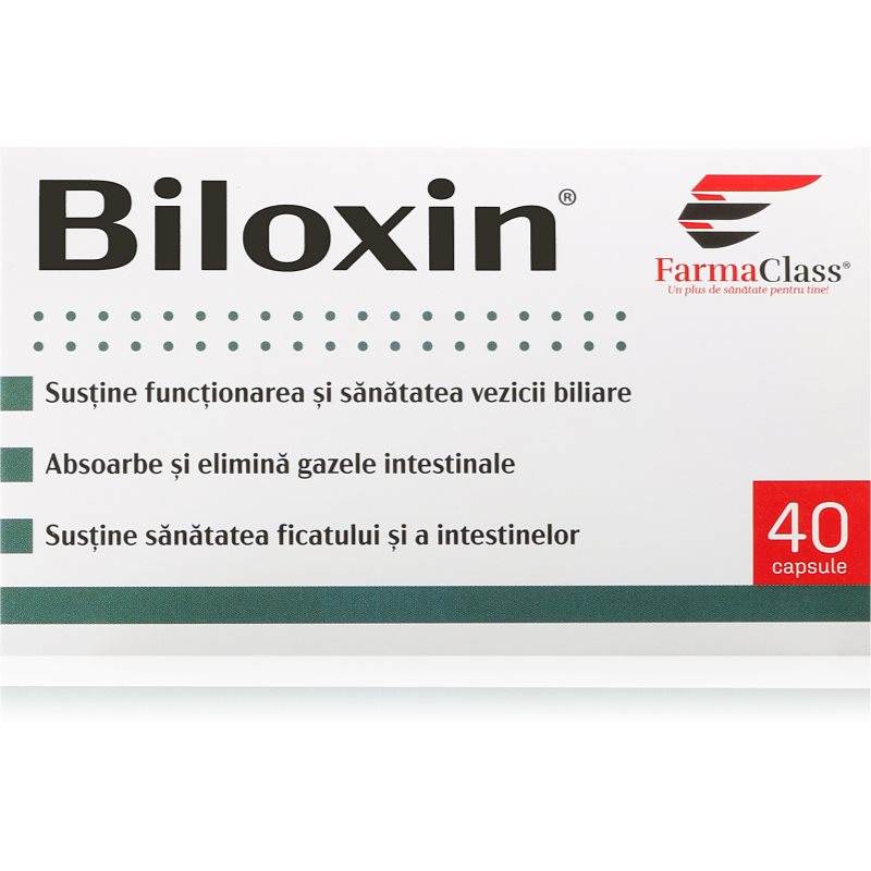 FarmaClass Industry Biloxin capsule pentru o bună digestie 40 caps.