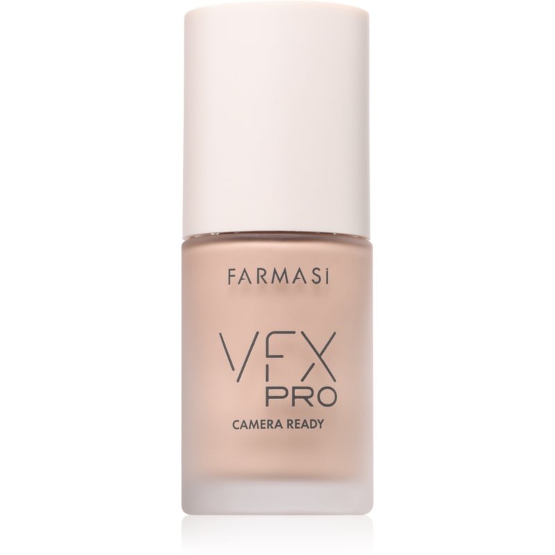 Farmasi VFX Pro Camera Ready fond de ten cu acoperire ridicată cu efect matifiant culoare 01 30 ml