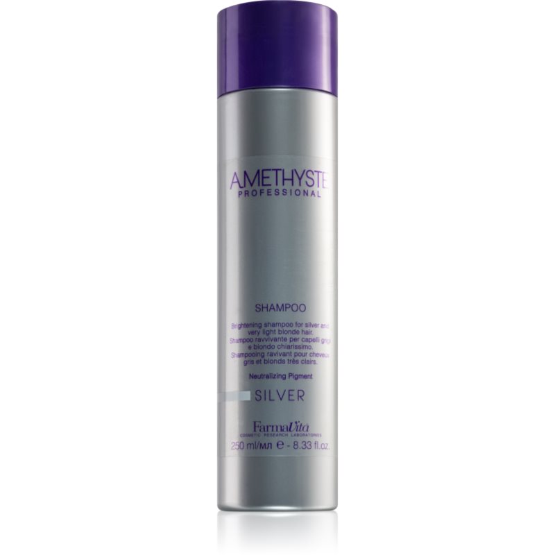 FarmaVita Amethyste Silver șampon pentru părul blond şi gri 250 ml