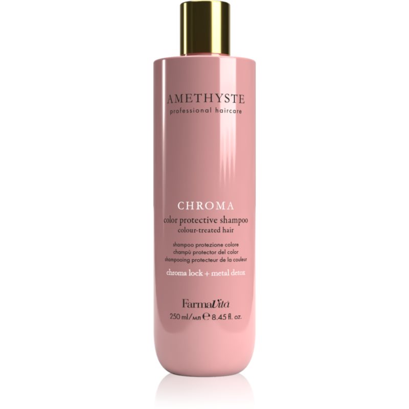 FarmaVita Amethyste Chroma șampon de protecție și hidratare  pentru păr vopsit 250 ml