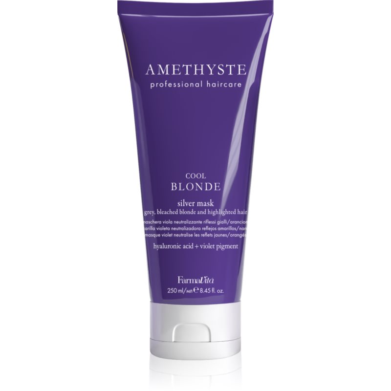 FarmaVita Amethyste Cool Blonde masca hidratanta pentru nuante inchise de blond 250 ml