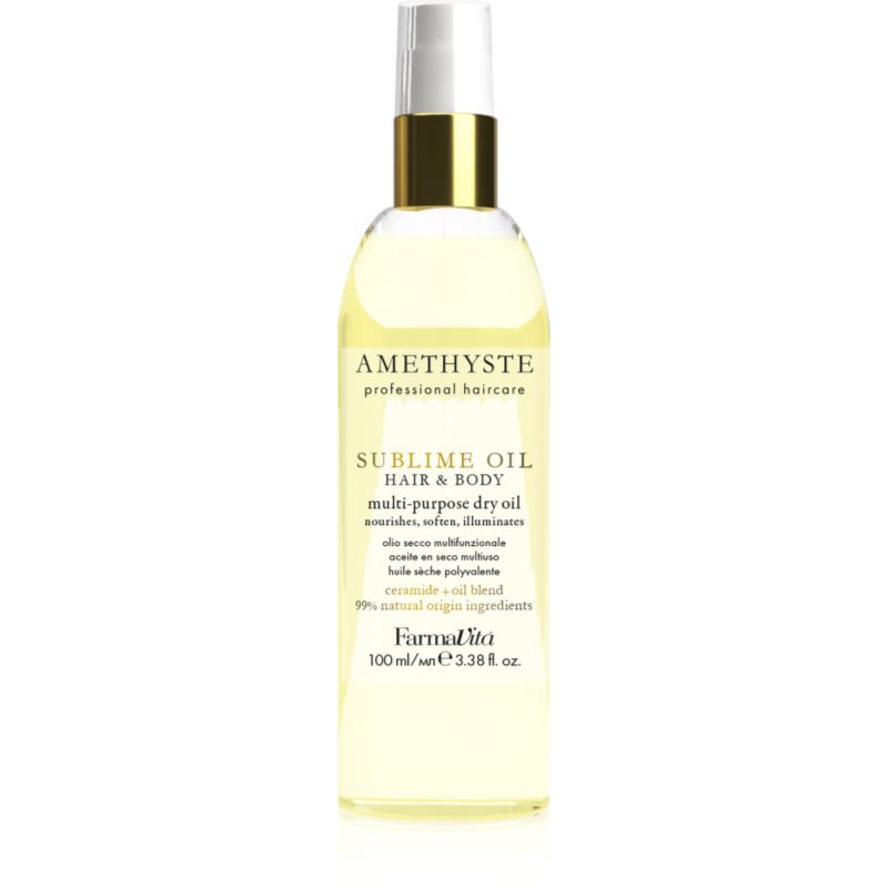 FarmaVita Amethyste Sublime Oil ulei multifuncțional pentru corp si par 100 ml