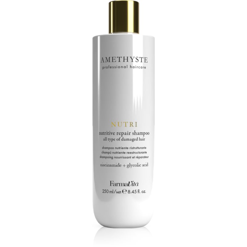 FarmaVita Amethyste Nutri șampon fortifiant pentru păr deteriorat 250 ml