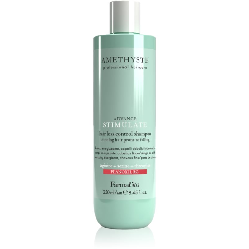 FarmaVita Amethyste Advance Stimulate sampon de întărire pentru părul subtiat cu tendința de a cădea 250 ml