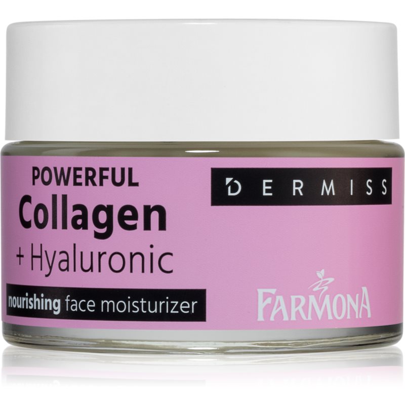 Farmona Dermiss Powerful Collagen + Hyaluronic Crema de fata Hrănitoare pentru zi și noapte 50 ml