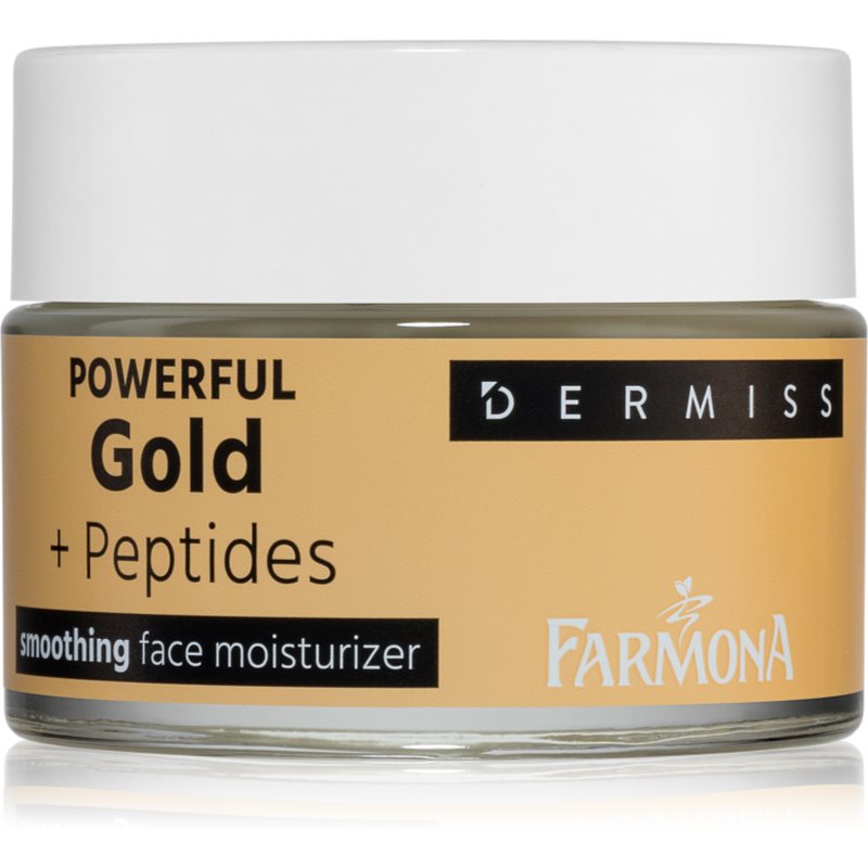 Farmona Dermiss Powerful Gold + Peptides crema pentru piele cu efect hidratant si matifiant 50 ml