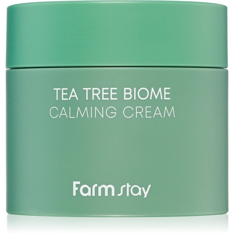 Farmstay Tea Tree Biome crema calmanta cu extract din arbore de ceai 80 ml