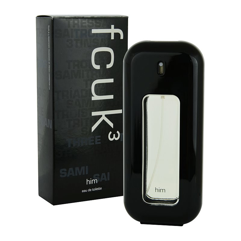 Fcuk Fcuk 3 Him Eau de Toilette pentru bărbați 100 ml