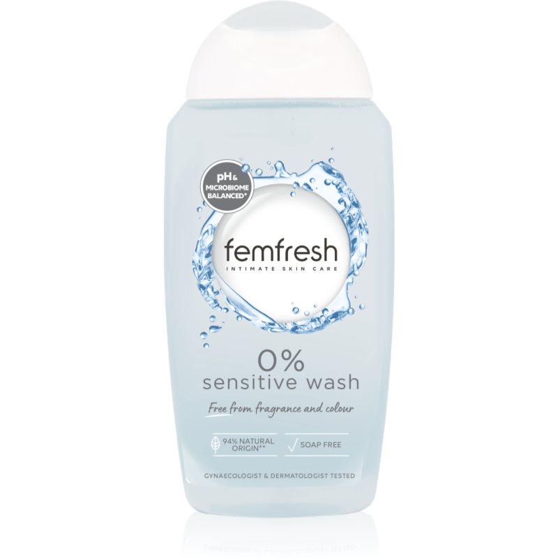 Femfresh Sensitive emulsie pentru spalare pentru igiena intima fără parfum 250 ml