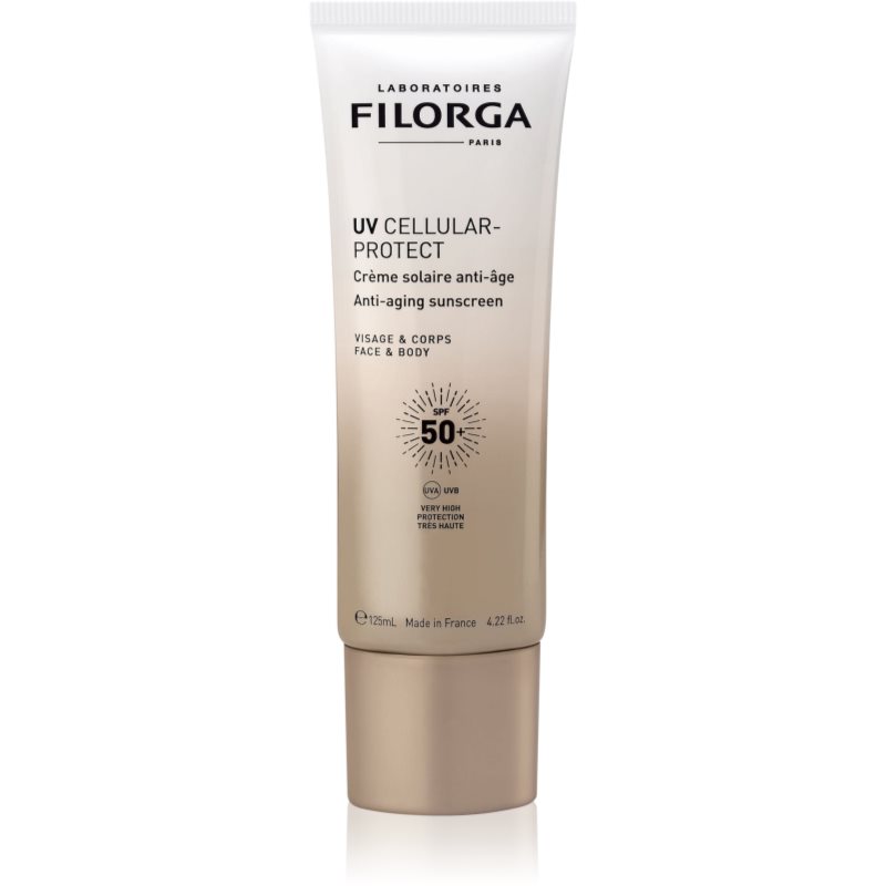 FILORGA UV CELLULAR-PROTEC cremă pentru plaja pentru fata si corp SPF 50+ 125 ml