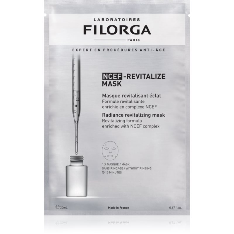 FILORGA NCEF -REVITALIZE SHEET MASK masca revitalizanta pentru o piele mai luminoasa 20 ml