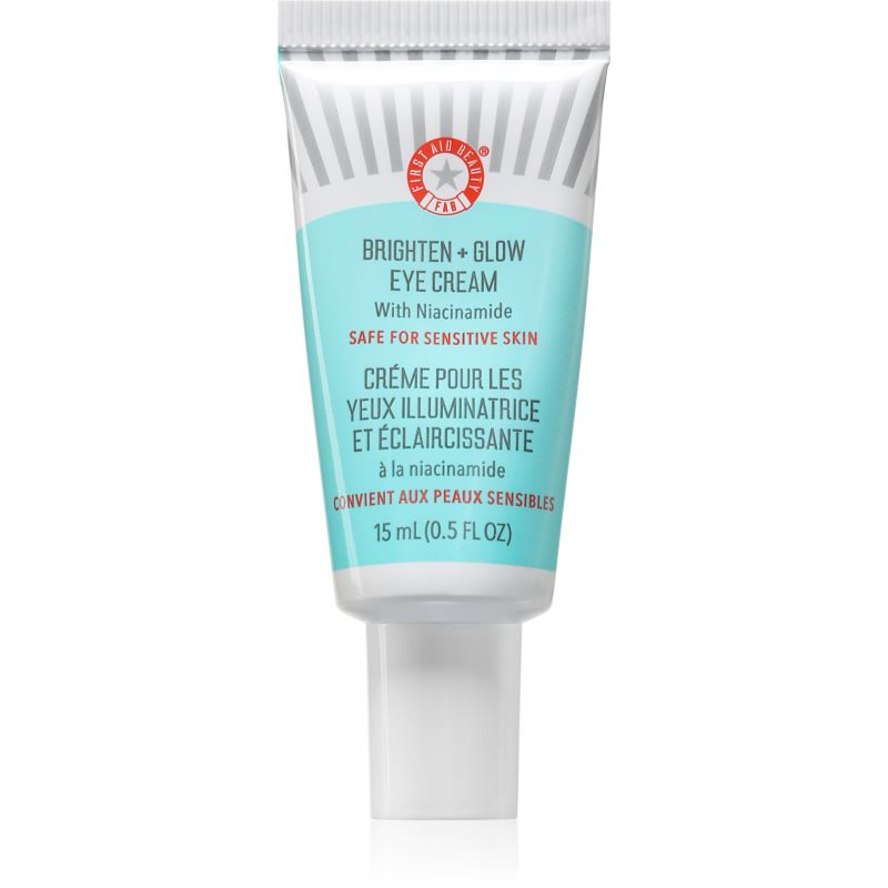 First Aid Beauty Brighten + Glow crema de ochi iluminatoare cu niacinamidă 15 ml