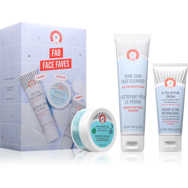 First Aid Beauty FAB Face Faves set pentru îngrijirea tenului First Aid Beauty FAB Face Faves set pentru îngrijirea tenului