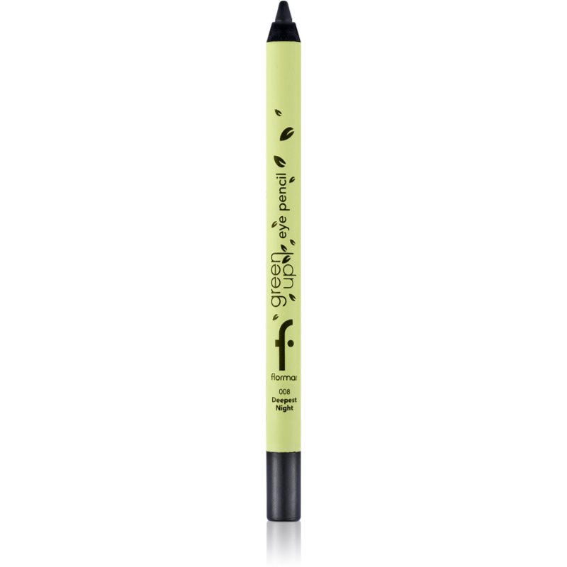 flormar Green Up Eye Pencil eyeliner khol culoare 008 Deepest Night 1.2 g