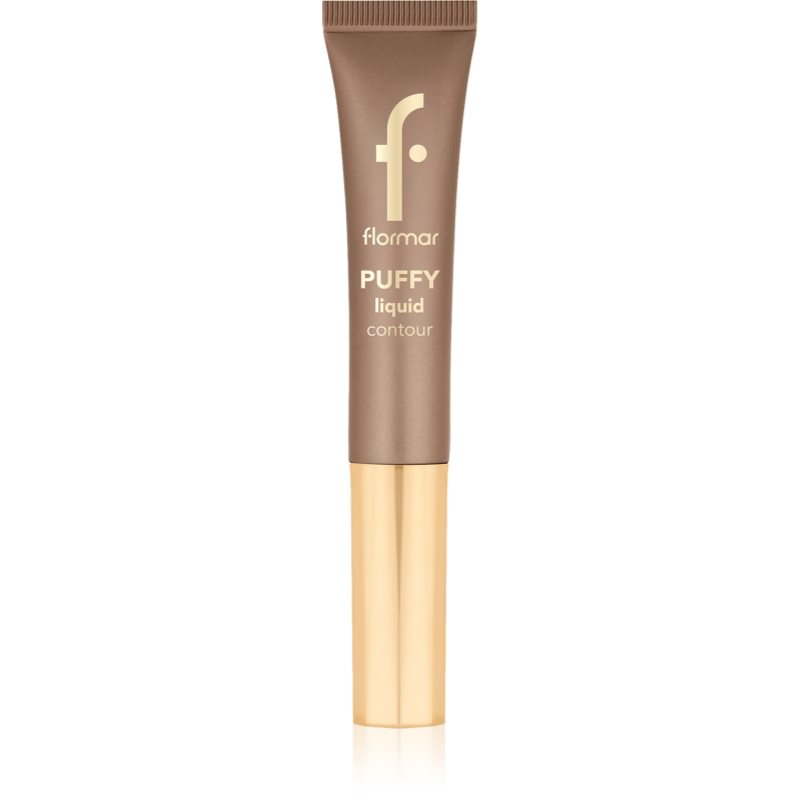 flormar Puffy Liquid Contour cremă de conturare cu aplicator culoare 001 Amber 12 ml