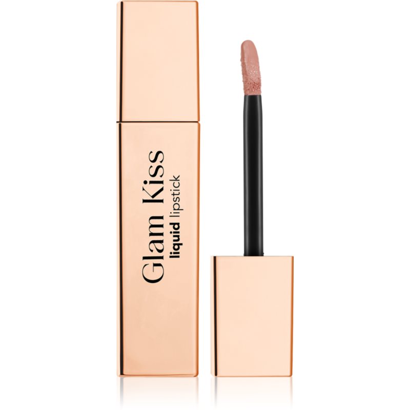 flormar Glam Kiss Liquid Lipstick Ruj de buze lichid, de lunga durata lucios culoare 001 Naked Glow 3.5 ml