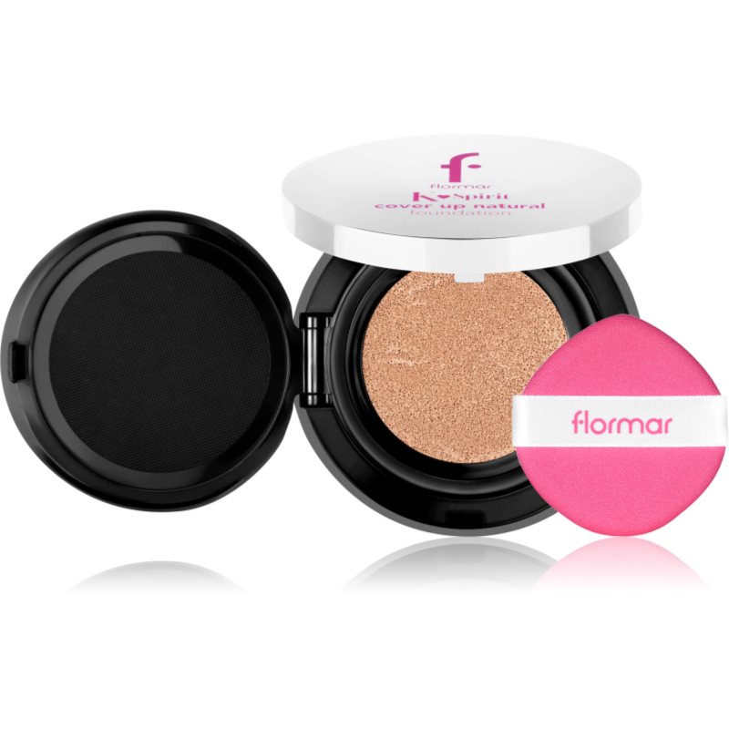 flormar K-Spirit Cover Up Natural Cushion Foundation machiaj compact persistent culoare 003 - Lt Sd 80 g
