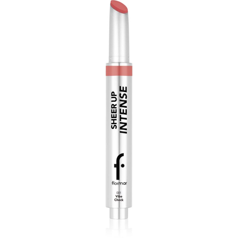 flormar Sheer Up Intense Lipstick ruj hidratant stralucire de perla culoare 001 Vibe Check 19 g