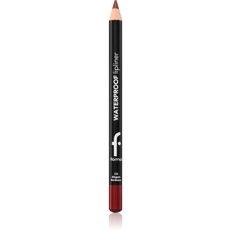 flormar Waterproof Lipliner creion contur pentru buze, waterproof culoare 205 Elegant Bordeaux 1.14 g