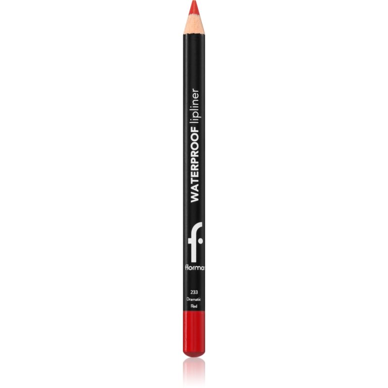 flormar Waterproof Lipliner creion contur pentru buze, waterproof culoare 233 Dramatic Red 1.14 g