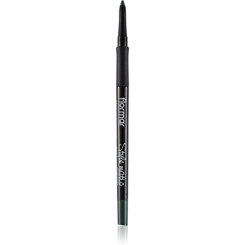 flormar Style Matic Eyeliner dermatograf automat rezistent la apa culoare S08 Serious Green 0,35 g