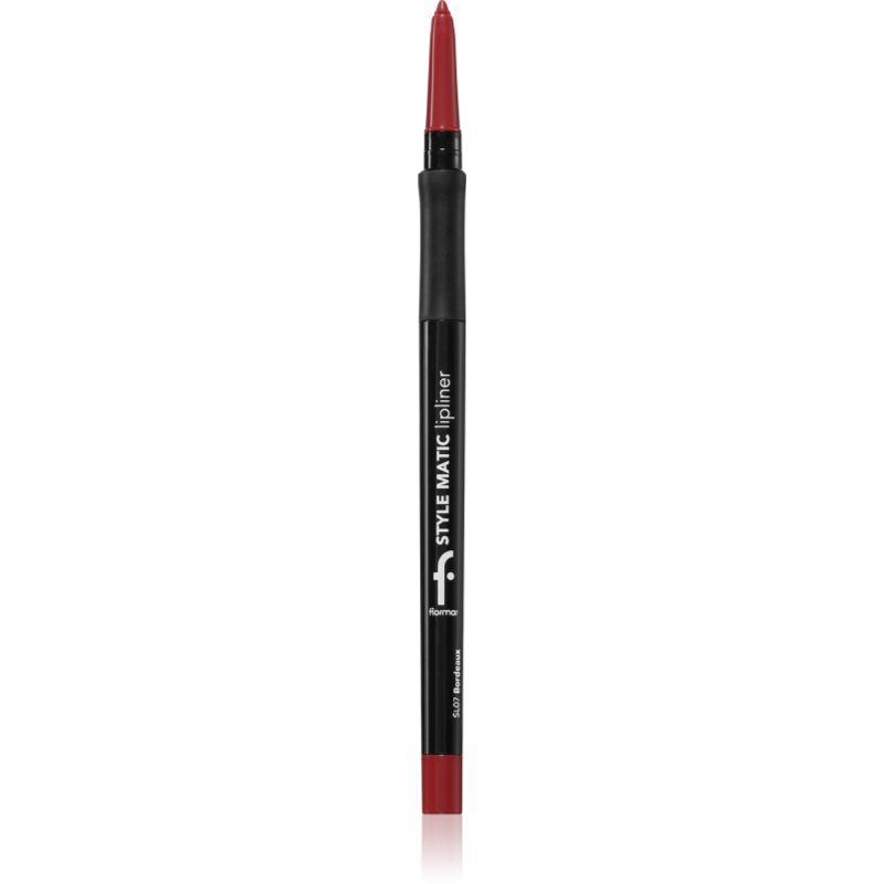 flormar Style Matic Lipliner dermatograf mat de buze rezistent la apa culoare 07 BORDEAUX 0.35 g