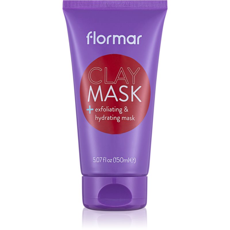 flormar Clay Mask mască facială exfoliantă, pentru curățare cu argila 150 ml