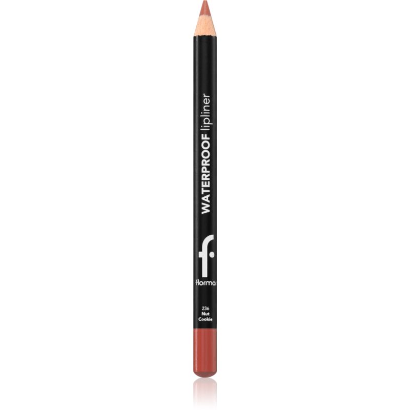 flormar Waterproof Lipliner creion contur pentru buze, waterproof culoare 236 NUT COOKIE 1.14 g