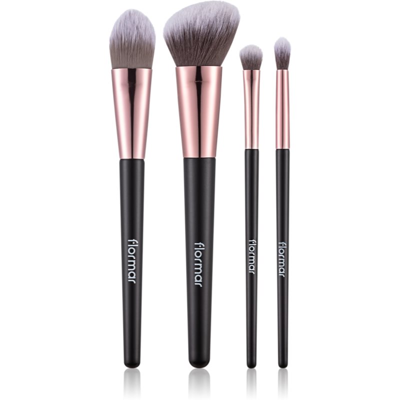 flormar Brush Set set perii machiaj faciale 4 buc