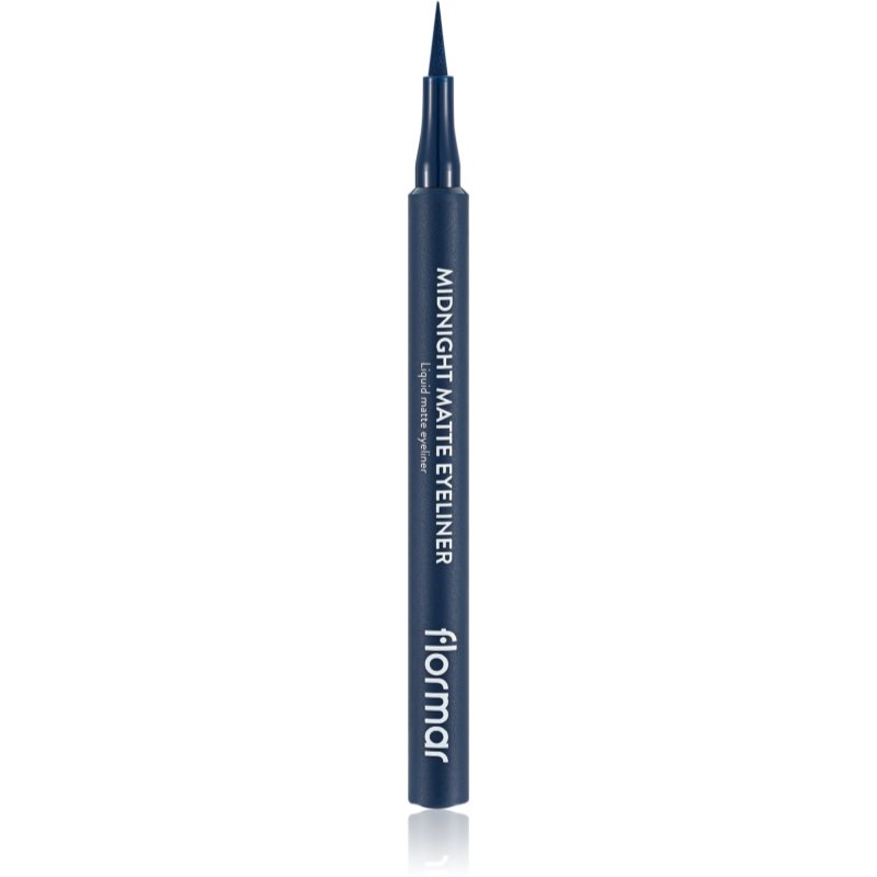 flormar Midnight Matte Eyeliner eyeliner în fix cu efect matifiant culoare 03 Dark Blue 1 ml