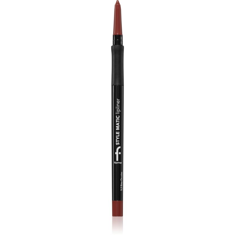 flormar Style Matic Lipliner dermatograf mat de buze rezistent la apa culoare SL21 Bitter Chocolate 0.35 g