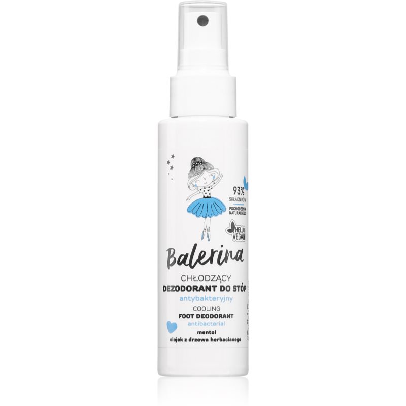 FlosLek Laboratorium Balerina deodorant pentru picioare cu efect racoritor 100 ml