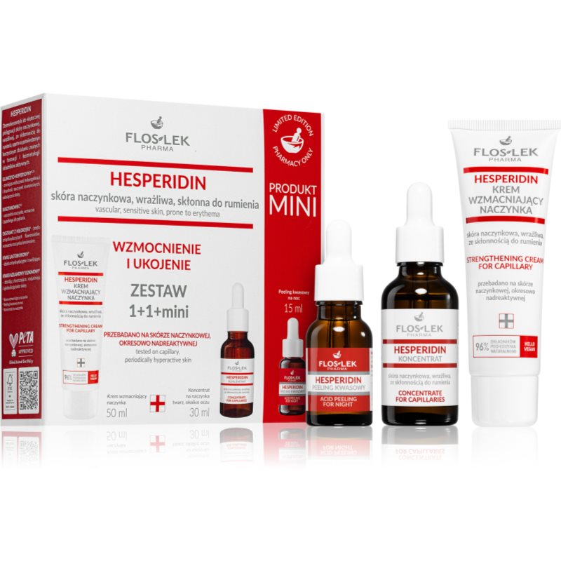 FlosLek Laboratorium Hesperidin set cadou (pentru piele sensibilă)