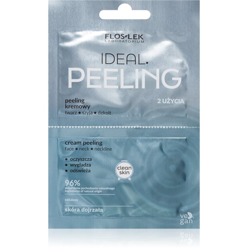 FlosLek Laboratorium Ideal crema exfolianta pentru ten matur 2x4 ml