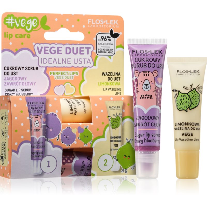 FlosLek Laboratorium Set Vege Duet set îngrijire buze 2 buc