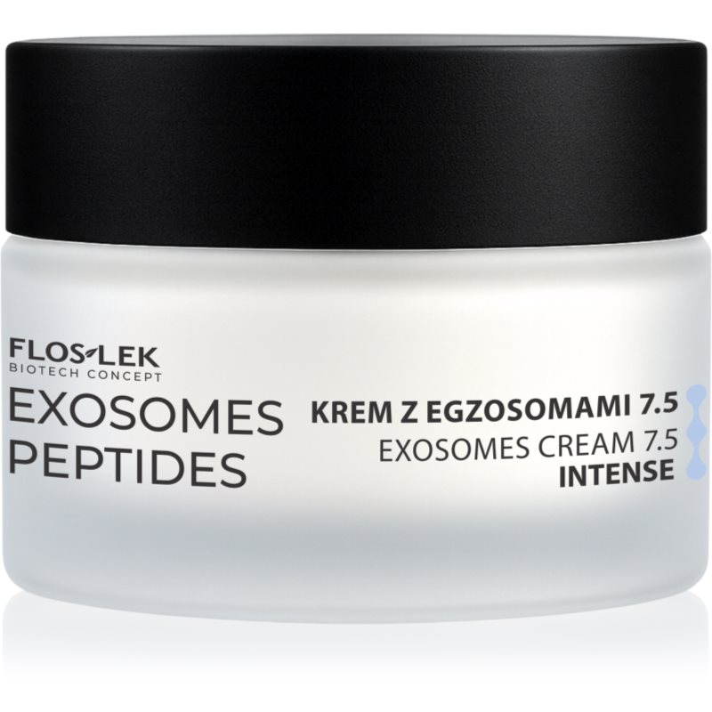 FlosLek Laboratorium Exosomes Peptides Face Cream Increasing Skin Density crema intensiva pentru ten matur Intense 7.5 50 ml
