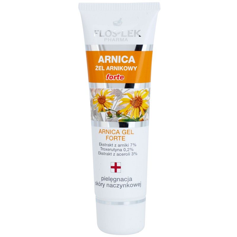 FlosLek Pharma Arnica Forte gel calmant pentru pielea predispusă la roseata 50 ml