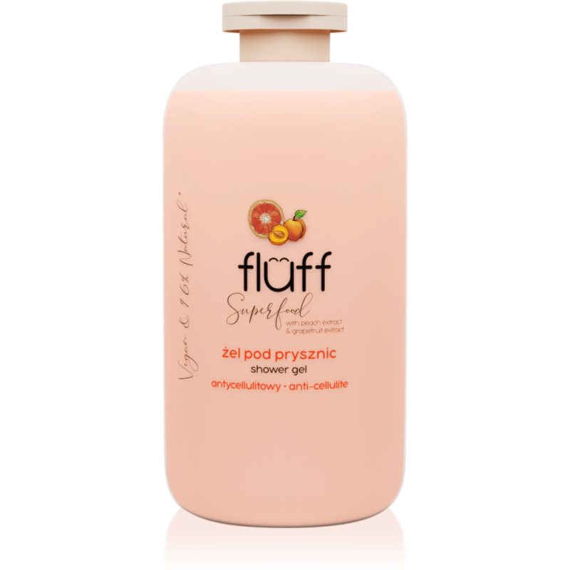 Fluff Superfood gel de duș Peach & Grapefruit 500 ml