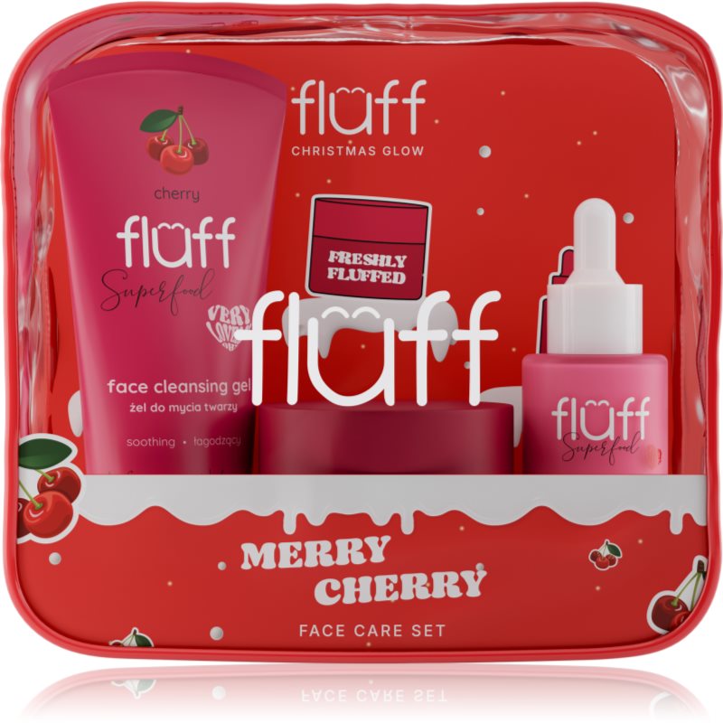 Fluff Christmas Glow Merry Cherry set cadou de Crăciun faciale