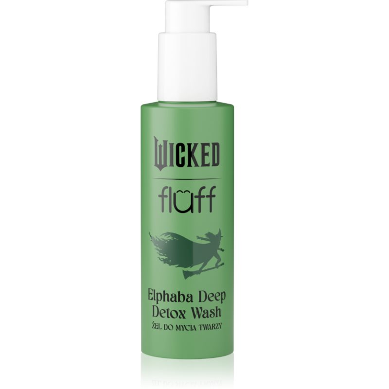 Fluff Wicked Elphaba Deep Detox Wash gel de curățare faciale 150 ml