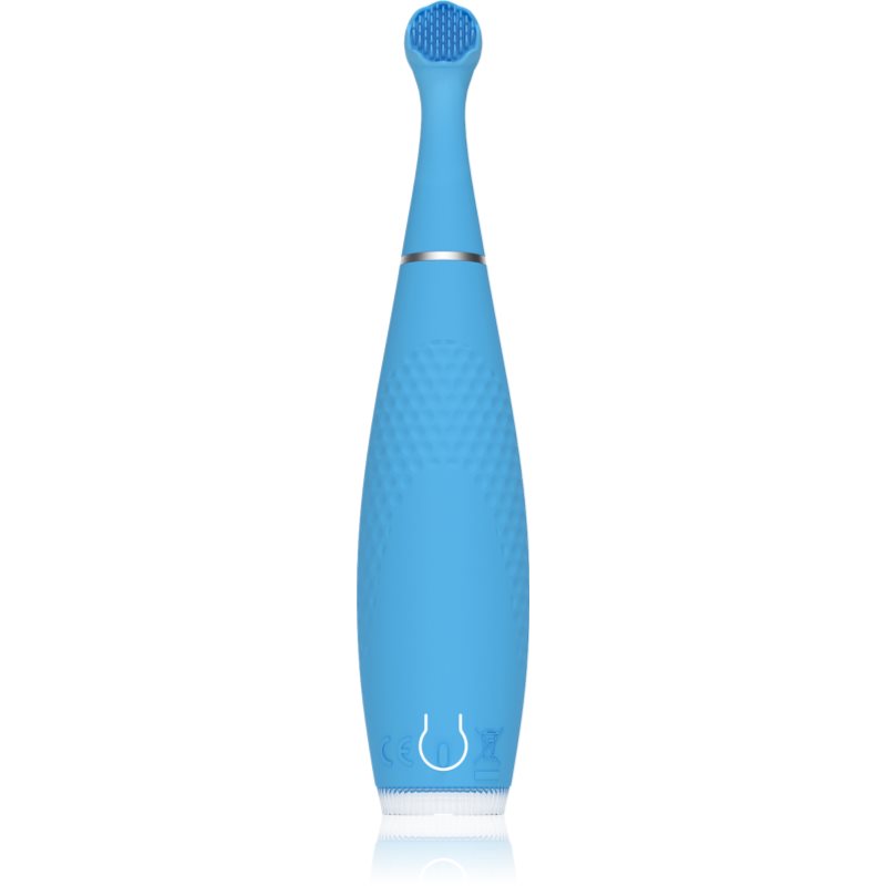 FOREO ISSA™ 4 Baby periuta de dinti electrica pentru copii de la naștere până la vârsta de 3 ani Bubble Blue 1 buc