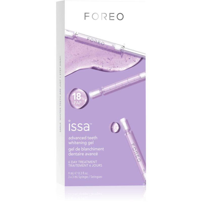 FOREO issa™ Advanced Teeth Whitening Gel gel pentru albire pentru dinti 3x3 ml