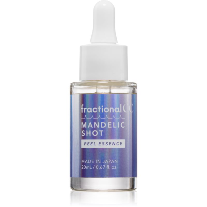 fractional CC Mandelic Shot Peel Essence esenta exfolianta pentru strălucirea și netezirea pielii 20 ml