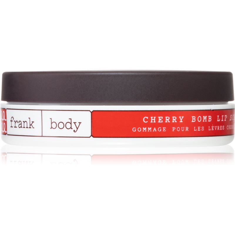 Frank Body Lip Care Cherry Bomb exfoliant din zahar de buze 15 ml