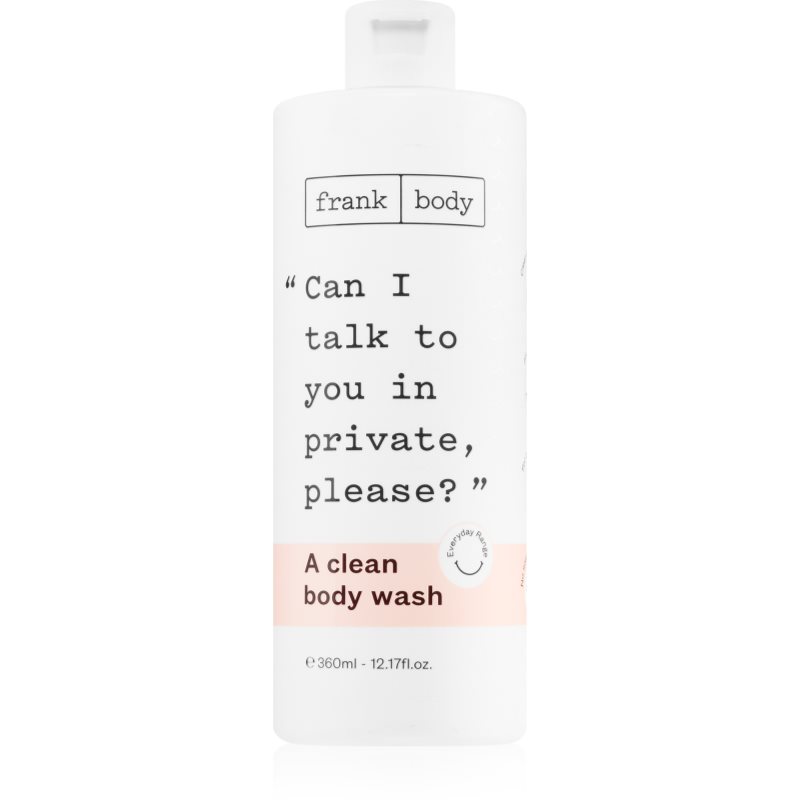 Frank Body Everyday gel de duș mătăsos 2 in 1