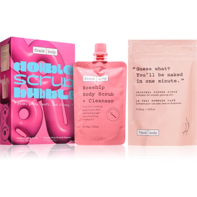 Frank Body Double Scrub Bubble set cadou pentru corp