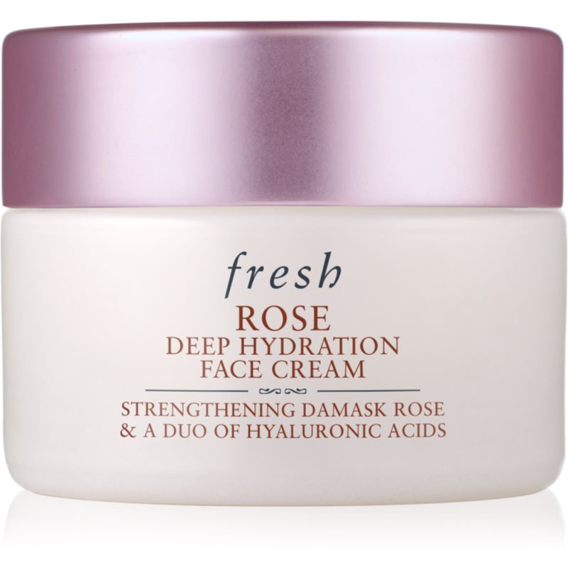 fresh Rose Deep Hydration Face Cream crema de fata hidratanta cu acid hialuronic 15 ml