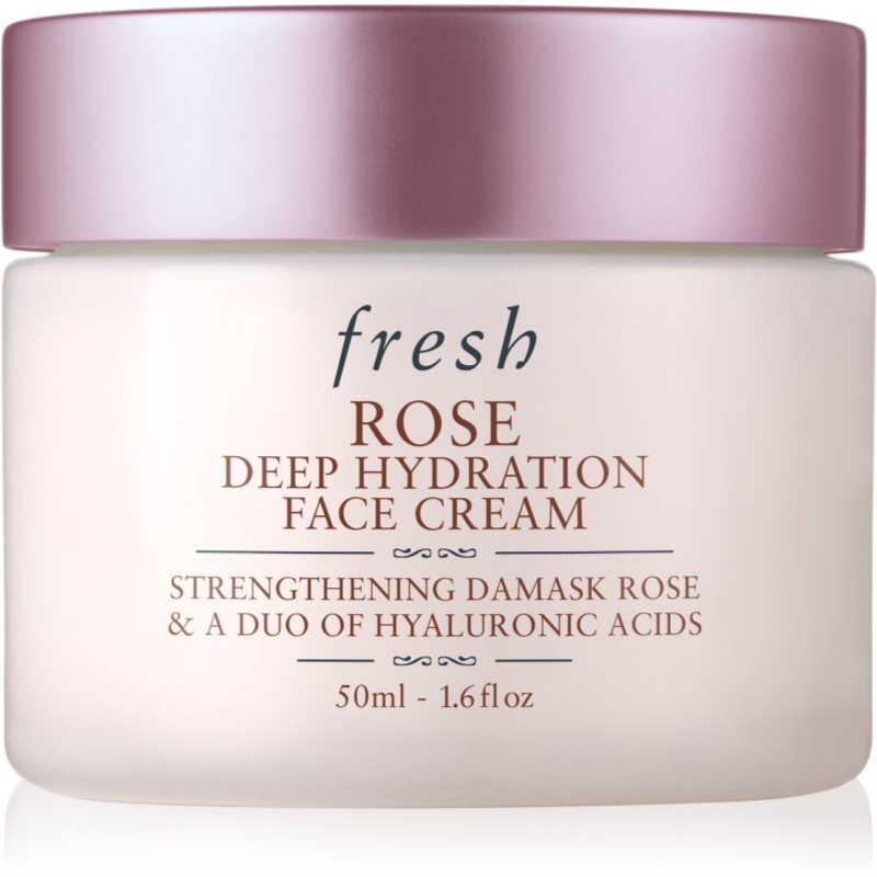 fresh Rose Deep Hydration Face Cream crema de fata hidratanta cu acid hialuronic 50 ml
