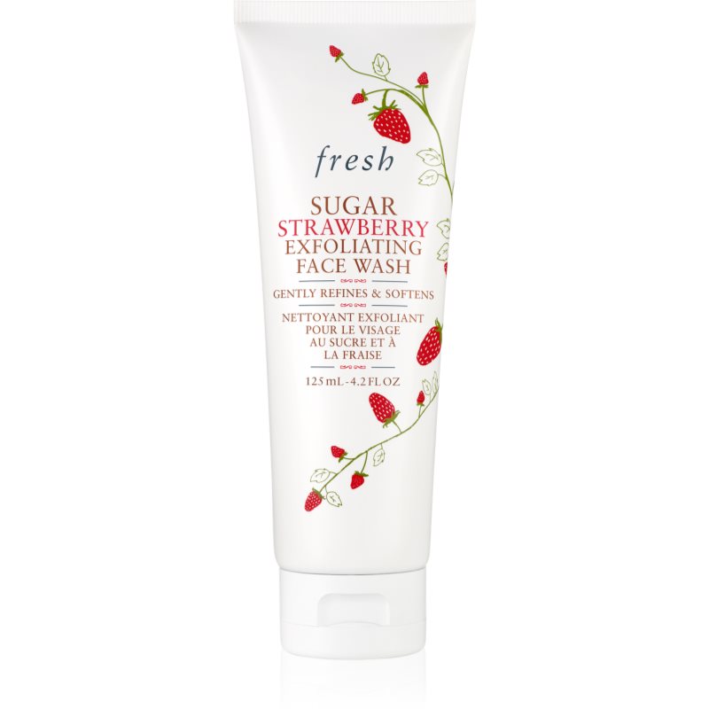 fresh Sugar Strawberry Face Wash gel exfoliant de curatare 125 ml